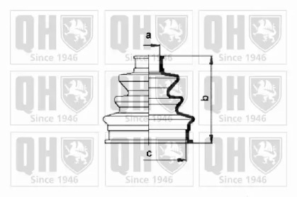 Комплект пыльника QUINTON HAZELL QJB119