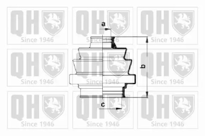 Комплект пыльника QUINTON HAZELL QJB121