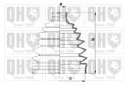 Комплект пыльника QUINTON HAZELL QJB1210