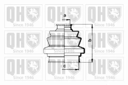 Комплект пыльника QUINTON HAZELL QJB122