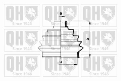 Комплект пыльника QUINTON HAZELL QJB123