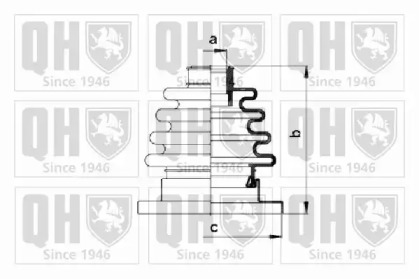 Комплект пыльника QUINTON HAZELL QJB125