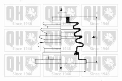 Комплект пыльника QUINTON HAZELL QJB126