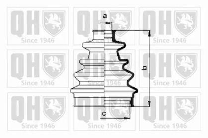 Комплект пыльника QUINTON HAZELL QJB130