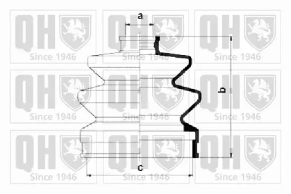 Комплект пыльника QUINTON HAZELL QJB131