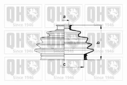 Комплект пыльника QUINTON HAZELL QJB132