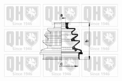 Комплект пыльника QUINTON HAZELL QJB133