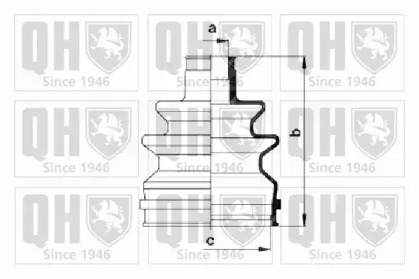 Комплект пыльника QUINTON HAZELL QJB134