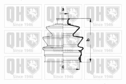 Комплект пыльника QUINTON HAZELL QJB139