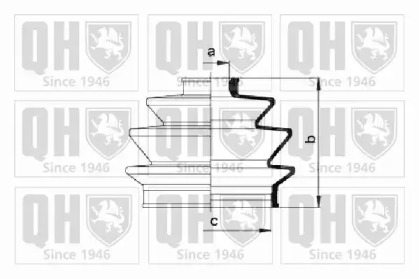 Комплект пыльника QUINTON HAZELL QJB140