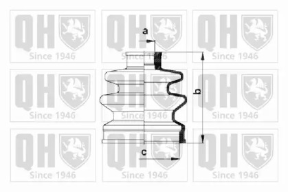 Комплект пыльника QUINTON HAZELL QJB143