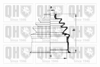 Комплект пыльника QUINTON HAZELL QJB145