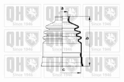 Комплект пыльника QUINTON HAZELL QJB146