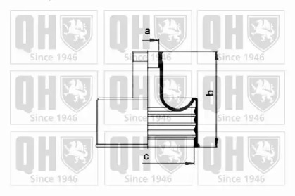 Комплект пыльника QUINTON HAZELL QJB147