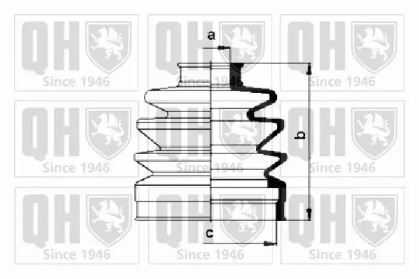 Комплект пыльника QUINTON HAZELL QJB152