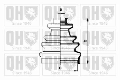 Комплект пыльника QUINTON HAZELL QJB153