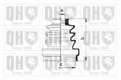 Комплект пыльника QUINTON HAZELL QJB165