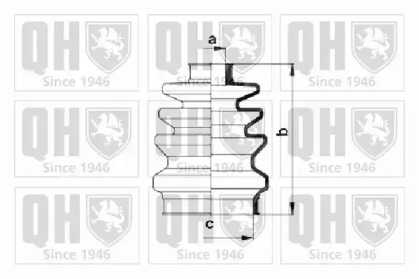 Комплект пыльника QUINTON HAZELL QJB167