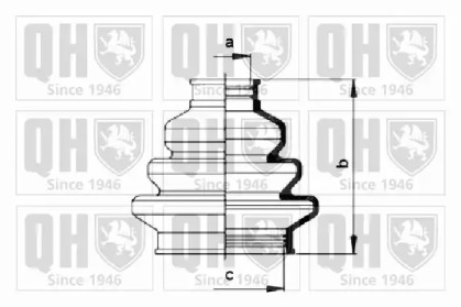 Комплект пыльника QUINTON HAZELL QJB168