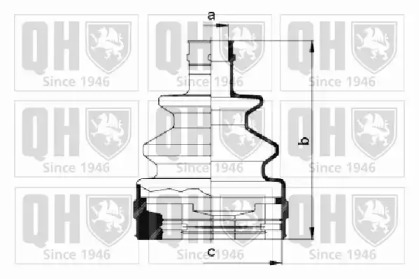 Комплект пыльника QUINTON HAZELL QJB172