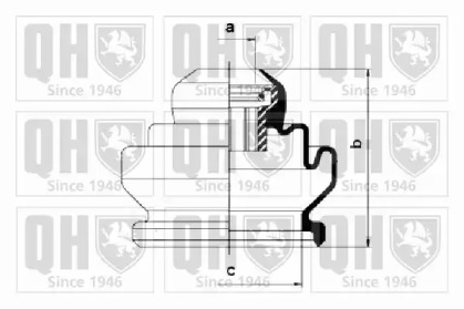 Комплект пыльника QUINTON HAZELL QJB173