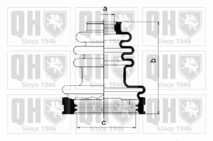 Комплект пыльника QUINTON HAZELL QJB183