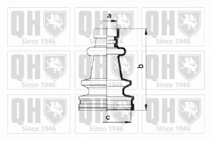 Комплект пыльника QUINTON HAZELL QJB186