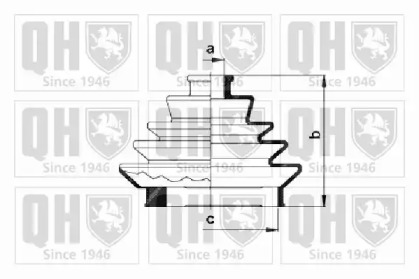 Комплект пыльника QUINTON HAZELL QJB188