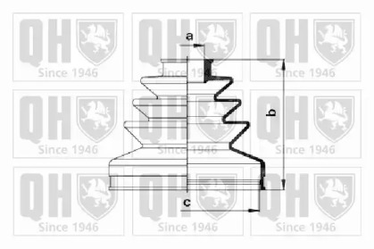 Комплект пыльника QUINTON HAZELL QJB189