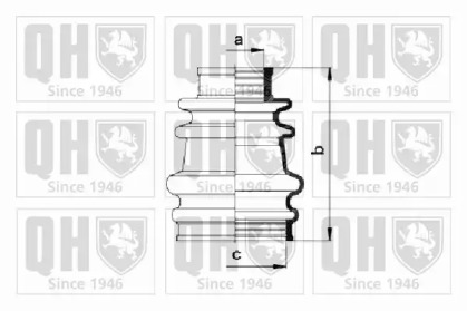 Комплект пыльника QUINTON HAZELL QJB192