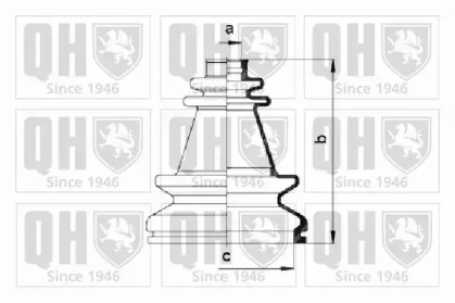 Комплект пыльника QUINTON HAZELL QJB195