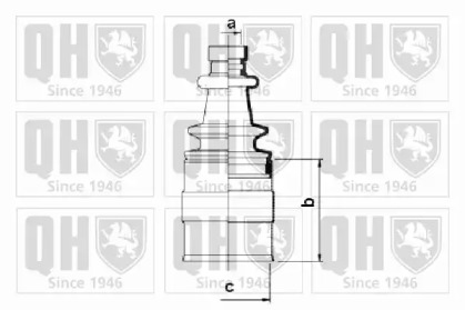 Комплект пыльника QUINTON HAZELL QJB209