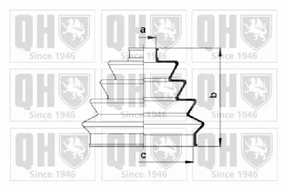 Комплект пыльника QUINTON HAZELL QJB2113