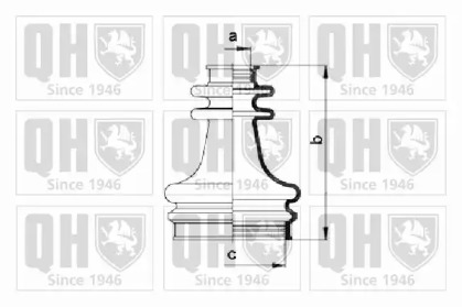 Комплект пыльника QUINTON HAZELL QJB213