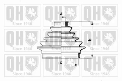 Комплект пыльника QUINTON HAZELL QJB2136