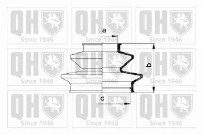 Комплект пыльника QUINTON HAZELL QJB2185