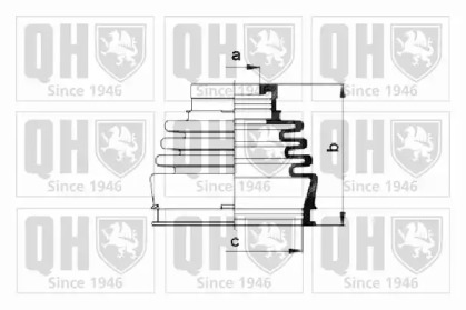 Комплект пыльника QUINTON HAZELL QJB220