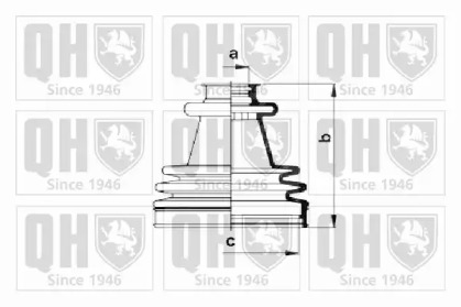 Комплект пыльника QUINTON HAZELL QJB2212