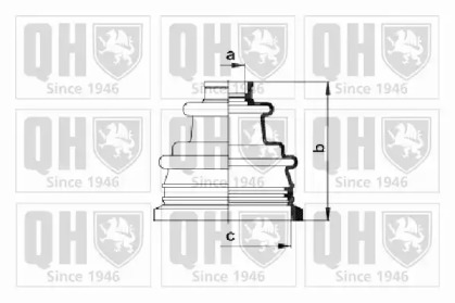 Комплект пыльника QUINTON HAZELL QJB2231