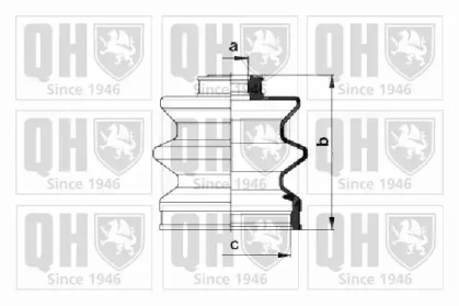 Комплект пыльника QUINTON HAZELL QJB224