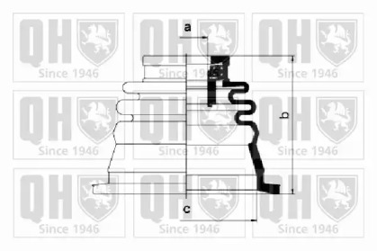 Комплект пыльника QUINTON HAZELL QJB232