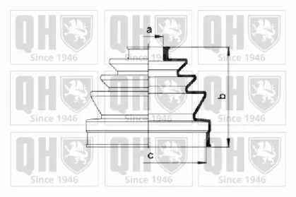 Комплект пыльника QUINTON HAZELL QJB2505