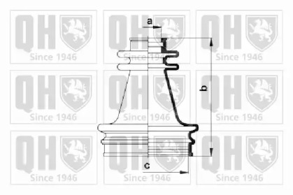 Комплект пыльника QUINTON HAZELL QJB252