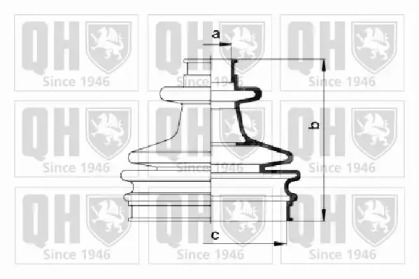 Комплект пыльника QUINTON HAZELL QJB2535