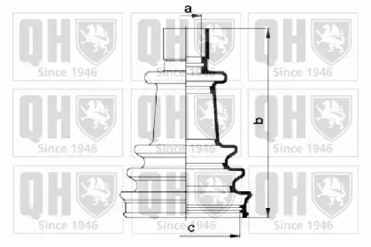 Комплект пыльника QUINTON HAZELL QJB2536