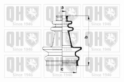 Комплект пыльника QUINTON HAZELL QJB254