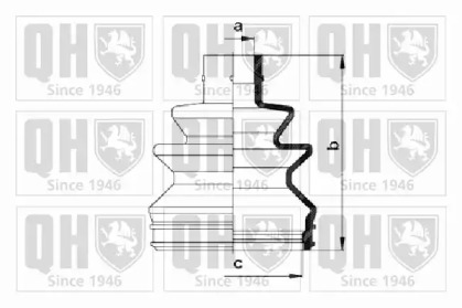 Комплект пыльника QUINTON HAZELL QJB2544