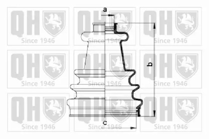 Комплект пыльника QUINTON HAZELL QJB2547