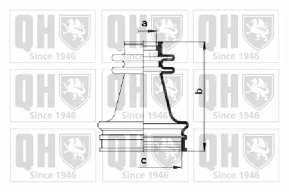 Комплект пыльника QUINTON HAZELL QJB256