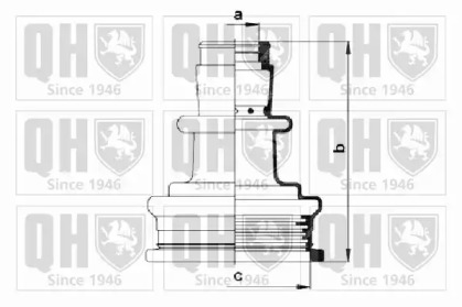 Комплект пыльника QUINTON HAZELL QJB257